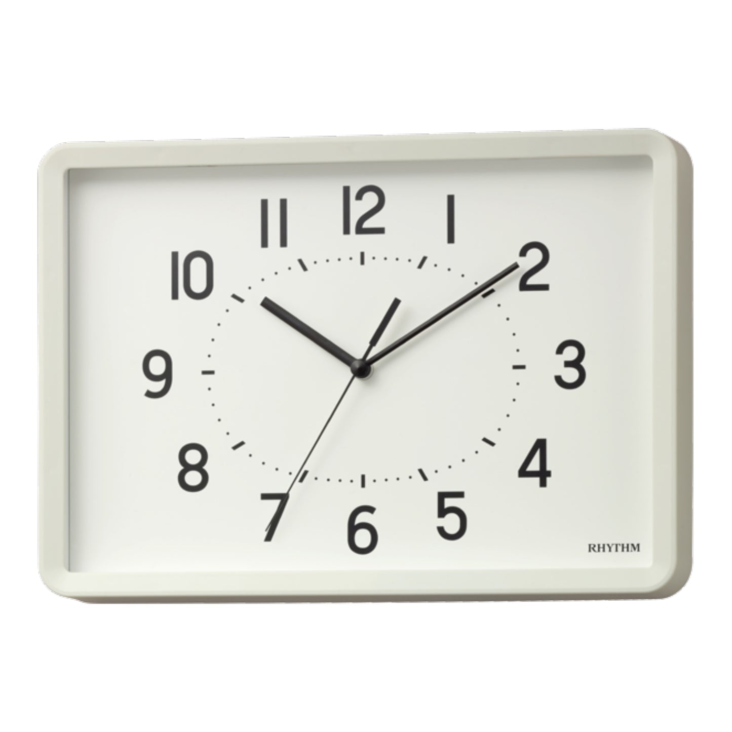 Rhythm “Tanjun” Modern Wall or Table Clock with Quiet Sweep Second Hand - 8MG815SR03