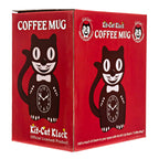 Kit-Cat Klock Shaped Ceramic Coffee Mug by California Clock Company