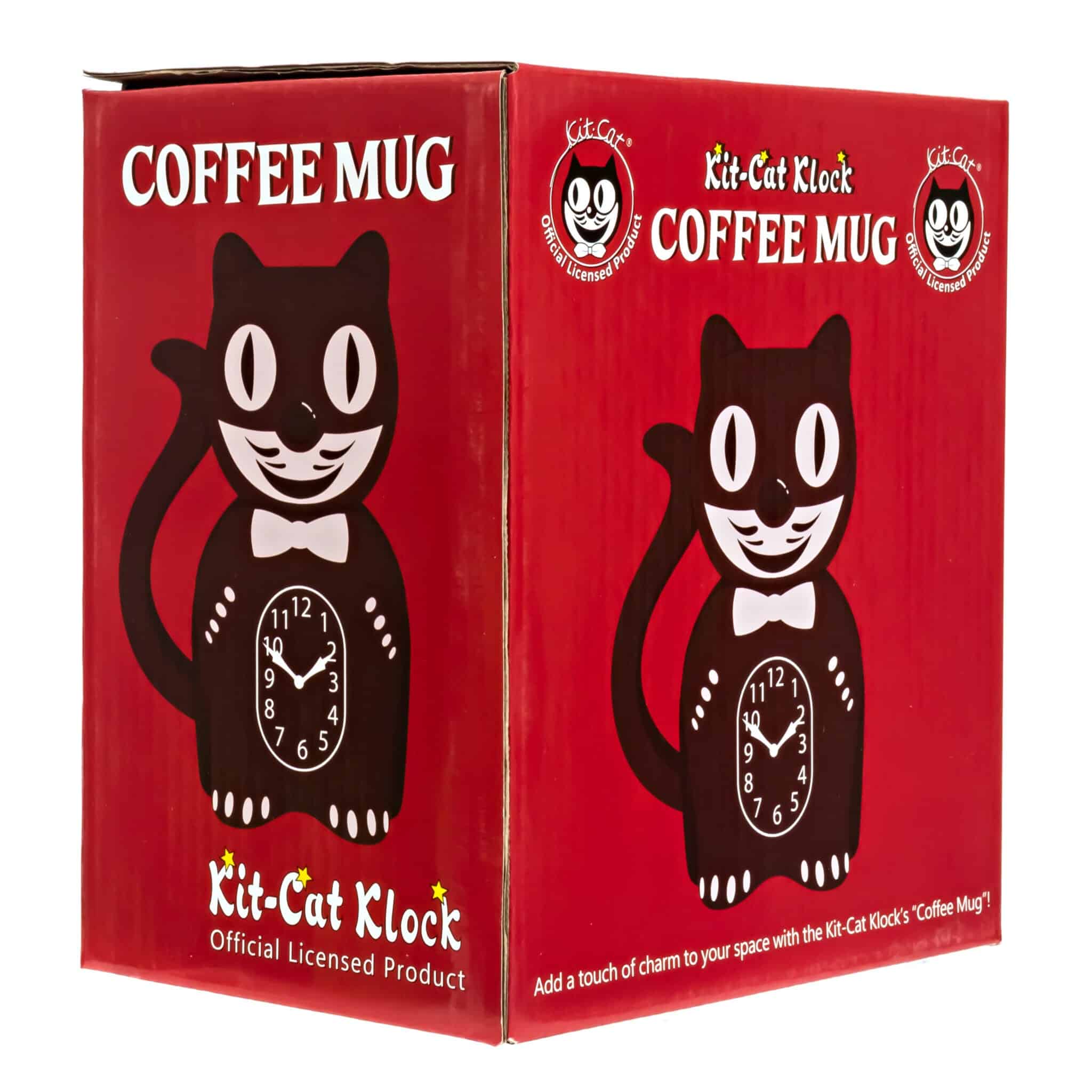 Kit-Cat Klock Shaped Ceramic Coffee Mug by California Clock Company