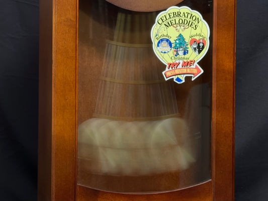 Rhythm “Celebration Time 314” Traditional Wooden Musical & Chiming Pendulum Wall Clock - CMJ314-R06