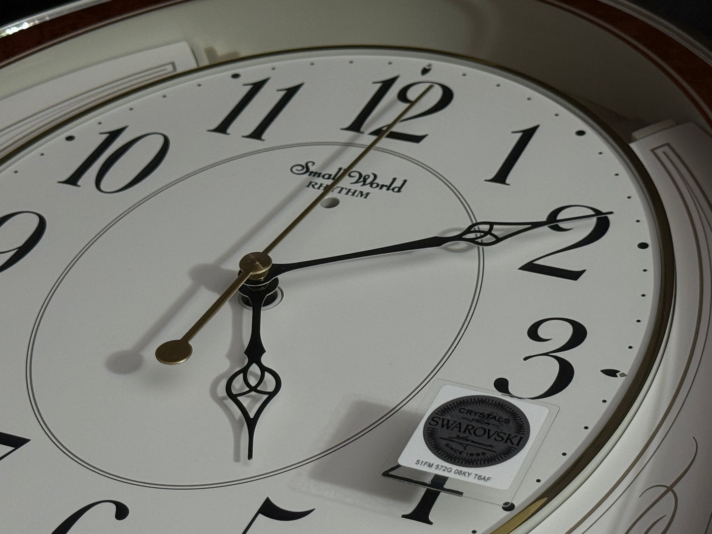 Rhythm “Small World Serena S” Musical Motion Decorative Pendulum Wall Clock from Japan - 4MN549RH23