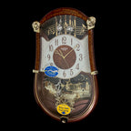 Rhythm “Concerto Entertainer II” Musical Motion Decorative Pendulum Wall Clock - 4MH889WU23
