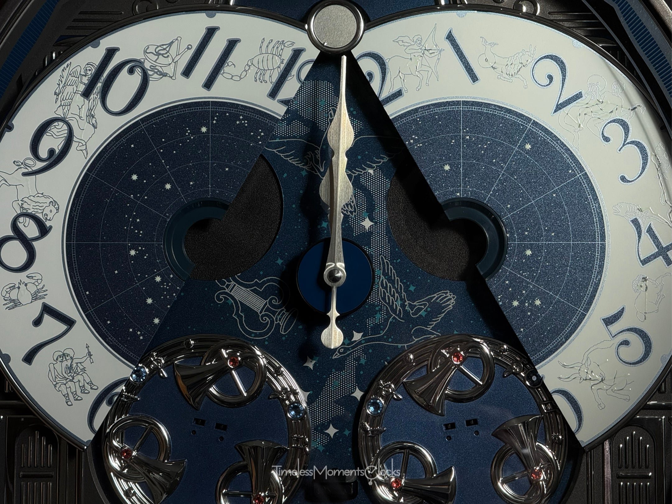 Seiko QXM393NRH “Galaxy Constellations” Astrology-Themed Melodies