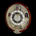Seiko QXM134BRH "2005 Special Collector's Edition" Melodies in Motion Musical Moving Wall Clock with Music by The Beatles