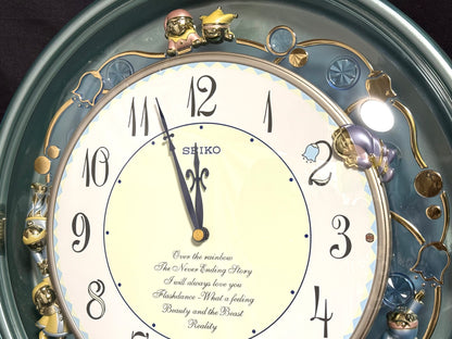 Seiko AM629M “Zig Zag Playground” Musical Decorative Pendulum Wall Clock from Japan