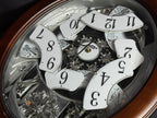 Rhythm "Anthology Espresso" Magic Motion Musical Wooden Wall Clock with Moving Dial - 4MH869WU06