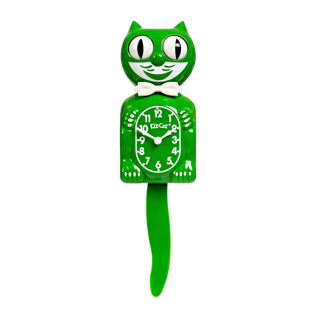 Original Kit-Cat Klock “Classic Green” Limited Edition Novelty Moving Pendulum Wall Clock by California Clock Company - BC-54