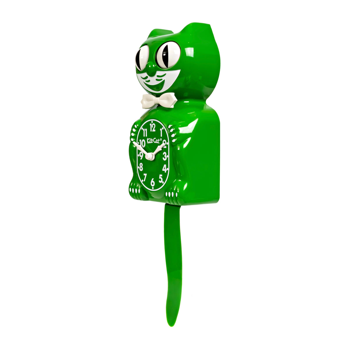 Original Kit-Cat Klock “Classic Green” Limited Edition Novelty Moving Pendulum Wall Clock by California Clock Company - BC-54