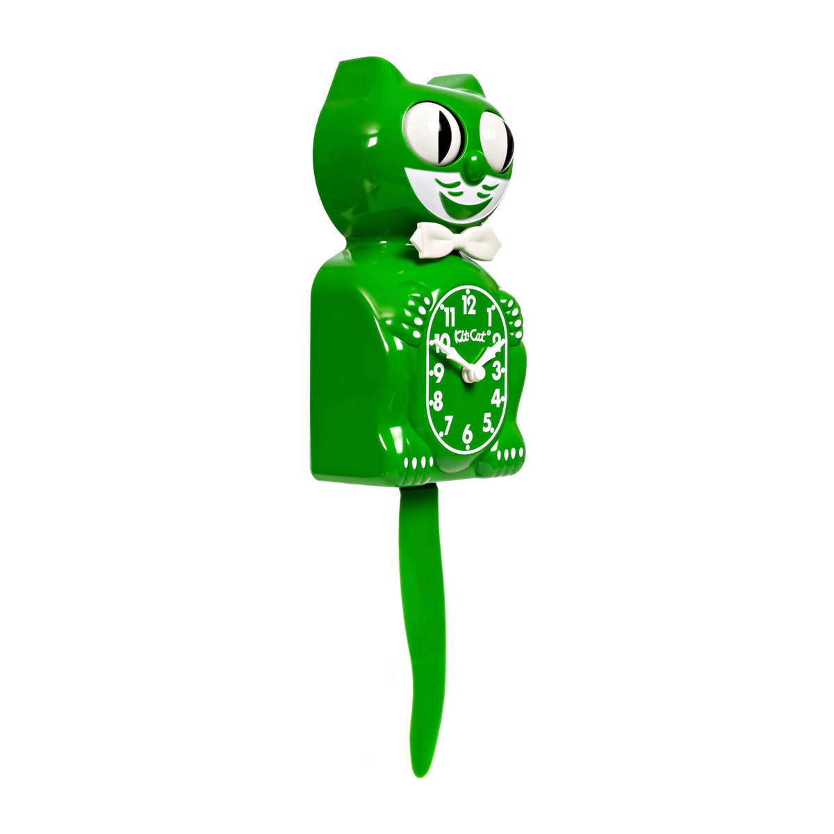 Original Kit-Cat Klock “Classic Green” Limited Edition Novelty Moving Pendulum Wall Clock by California Clock Company - BC-54