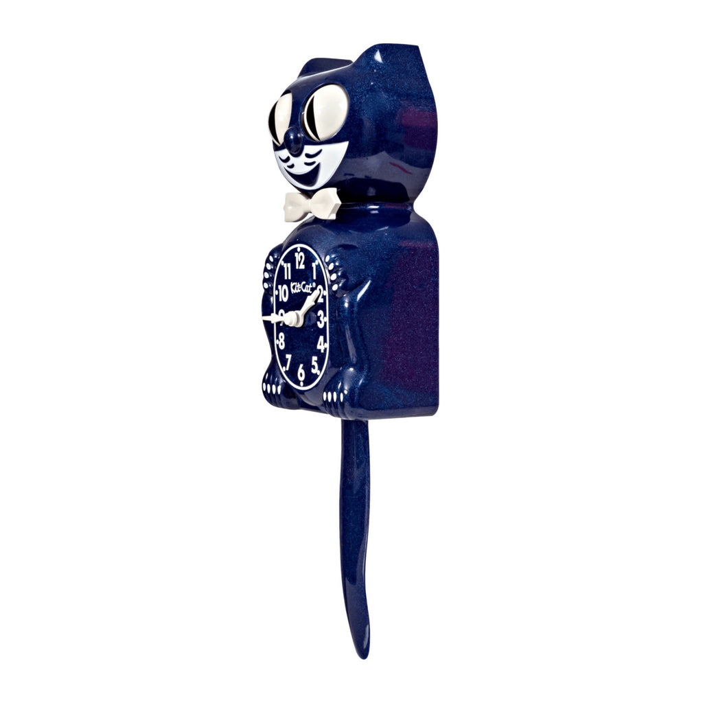 Original Kit-Cat Klock “Galaxy Blue” Limited Edition Novelty Moving Pendulum Wall Clock by California Clock Company - BC-48