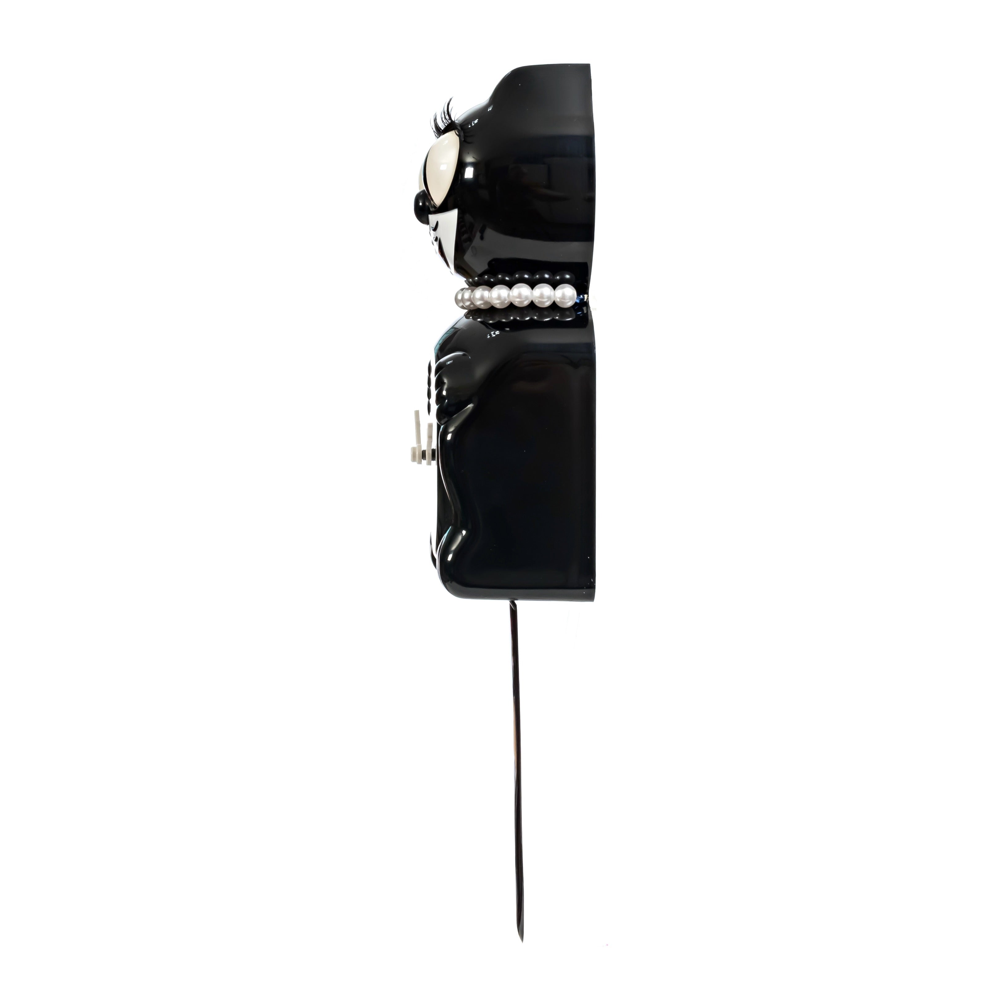 Lady Kit-Cat Klock “Classic Black” Limited Edition Novelty Moving Pendulum Wall Clock by California Clock Company - LBC-1