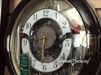Seiko QXM333BRH "Trumpeting Angels" Melodies in Motion Jaw-Dropping Dial Musical Moving Wall Clock with 13 Songs
