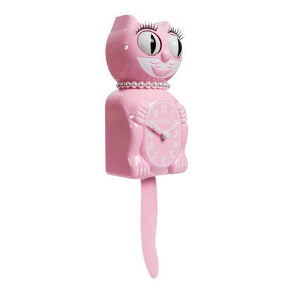 Lady Kit-Cat Klock “Bubblegum Pink” Limited Edition Novelty Moving Pendulum Wall Clock by California Clock Company - LBC-59