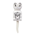Lady Kit-Cat Klock “White” Limited Edition Novelty Moving Pendulum Wall Clock by California Clock Company - LBC-12