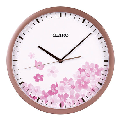 Seiko PIA020PRH "Tokyo Cherry Blossom" Rose Gold Decorative Wall Clock