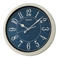 Seiko QXA801HLH "Cottage Beach" Blue Large Splash-Resistant Indoor & Outdoor Wall Clock