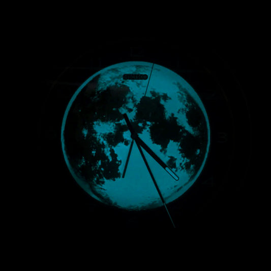 Seiko QXA831KRH "Glint" Luminous Earth-Themed Wall Clock with Silent Sweep Second Hand