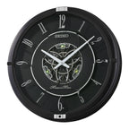 Seiko QXM621KRH “Onyx” Melodies in Motion Dancing Dial Musical Wall Clock with 40 Songs