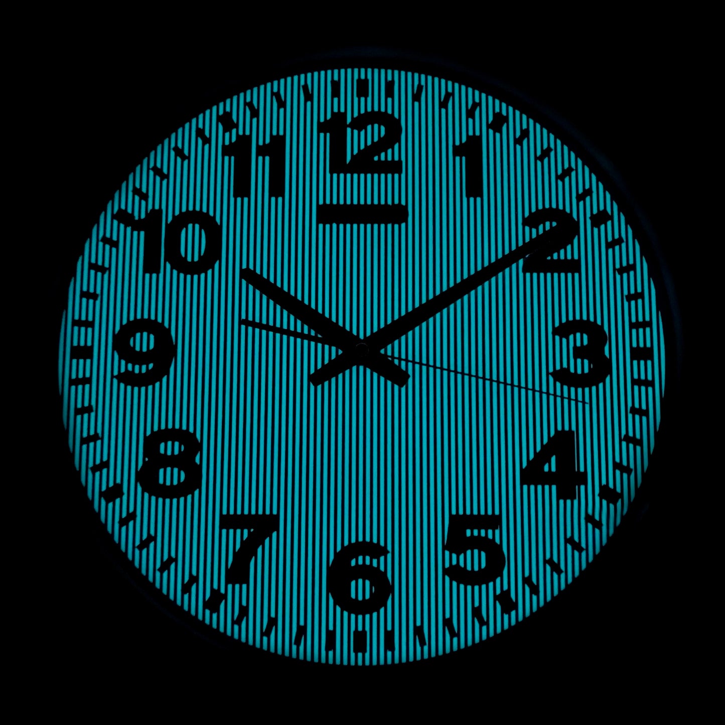 Seiko QXA799BRH "Ukan" Large Luminous Wall Clock with Easy-To-Read Numerals & Silent Sweep Second Hand