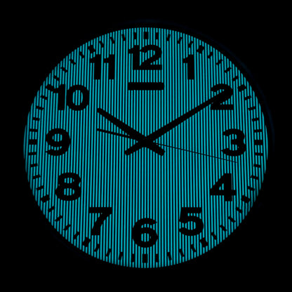 Seiko QXA799BRH "Ukan" Large Luminous Wall Clock with Easy-To-Read Numerals & Silent Sweep Second Hand