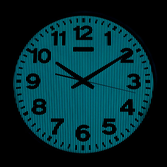 Seiko QXA799BRH "Ukan" Large Luminous Wall Clock with Easy-To-Read Numerals & Silent Sweep Second Hand