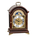 Hermle "Aimee" 8-Day Keywound Traditional Bracket-Style Wooden Mantel Clock with Moon Phase Dial - 23054-030340
