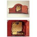 Hermle "Acton" 8-Day Keywound Traditional Tambour-Style Wooden Chiming Mantel Clock - 21142-070340