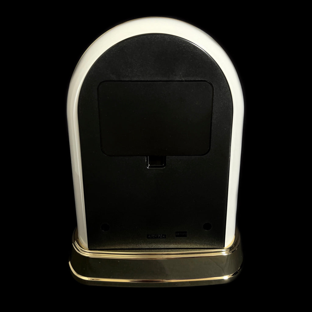 Rhythm “Crystal Dulcet II (Pearl)” Musical Motion Decorative Pendulum Mantel Clock - 4RH794WU03
