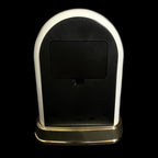 Rhythm “Crystal Dulcet II (Pearl)” Musical Motion Decorative Pendulum Mantel Clock - 4RH794WU03