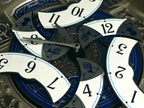 Seiko QXM366SRH “Musical Motifs” Melodies in Motion Dancing Dial Musical Wall Clock with 18 Songs
