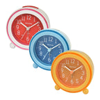 Rhythm “Nightbright 308 (Red)” Retro Desk Alarm Clock with LED-Lighted Dial - CRE308UR01