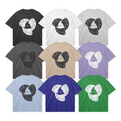 The Timeless Moments "Divide" Oversized Graphic T-Shirts