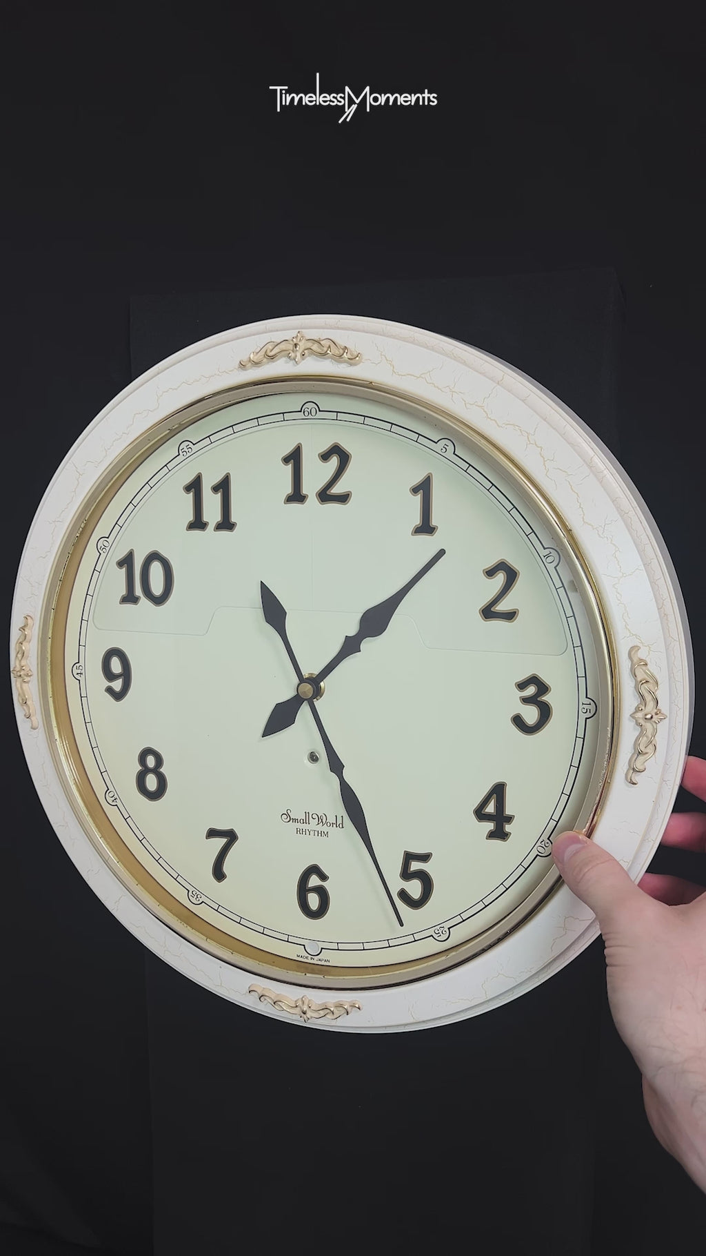 Rhythm “Small World Ceremony 2” Magic Motion Musical Wall Clock with Moving Carousel and Surprise Dial Animation - 4MH653RH10