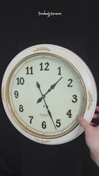 Rhythm “Small World Ceremony 2” Magic Motion Musical Wall Clock with Moving Carousel and Surprise Dial Animation - 4MH653RH10