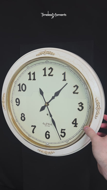 Rhythm “Small World Ceremony 2” Magic Motion Musical Wall Clock with Moving Carousel and Surprise Dial Animation - 4MH653RH10