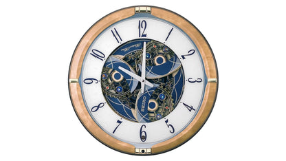 Seiko QXM387GRH “Kingly Mechanical” Melodies in Motion Dancing Dial Musical Wall Clock