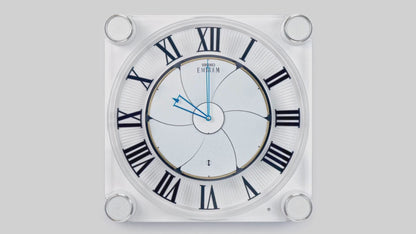 Seiko Emblem AHS446WRH "Grace Elite" Melodies in Motion Musical Wall or Mantel Clock with Animated Moving Dial & 18 Songs