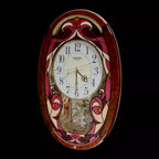 Rhythm "Tiffany Legacy (Red)" Musical Motion Decorative Pendulum Wall Clock - 4MJ430WT01