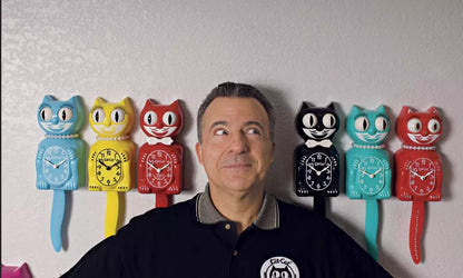 Original Kit-Cat Klock “Tuxedo” Special Commemorative Limited Edition Novelty Wall Clock by California Clock Company - BCW-01